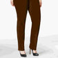 Style & Co Women's Plus & Petite Plus Size Tummy-Control Slim-Leg Jeans Brown Size Petite Small