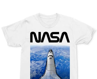 Changes NASA Space Shuttle Men's Graphic T-Shirt White Size Small