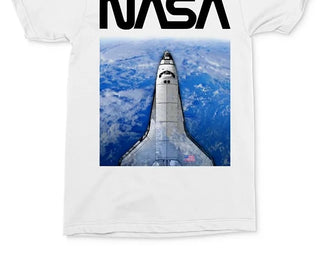 Changes NASA Space Shuttle Men's Graphic T-Shirt White Size Small
