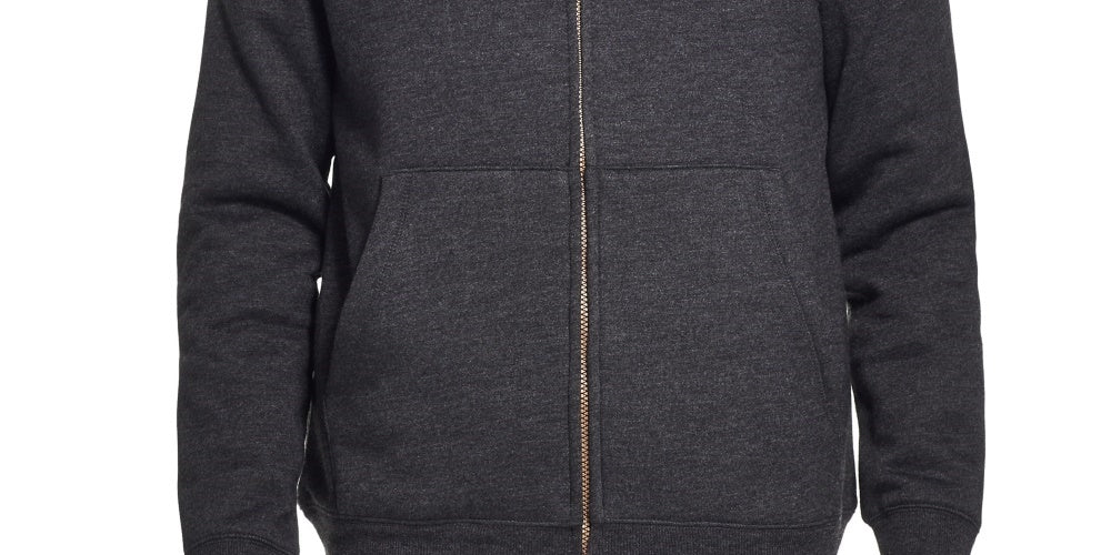 Weatherproof Vintage Men's Fleece Lined Hoodie Charcoal Size Small Medium