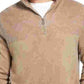 Weatherproof Vintage Men's Soft Touch Quarter-Zip Sweater Brown Size Medium