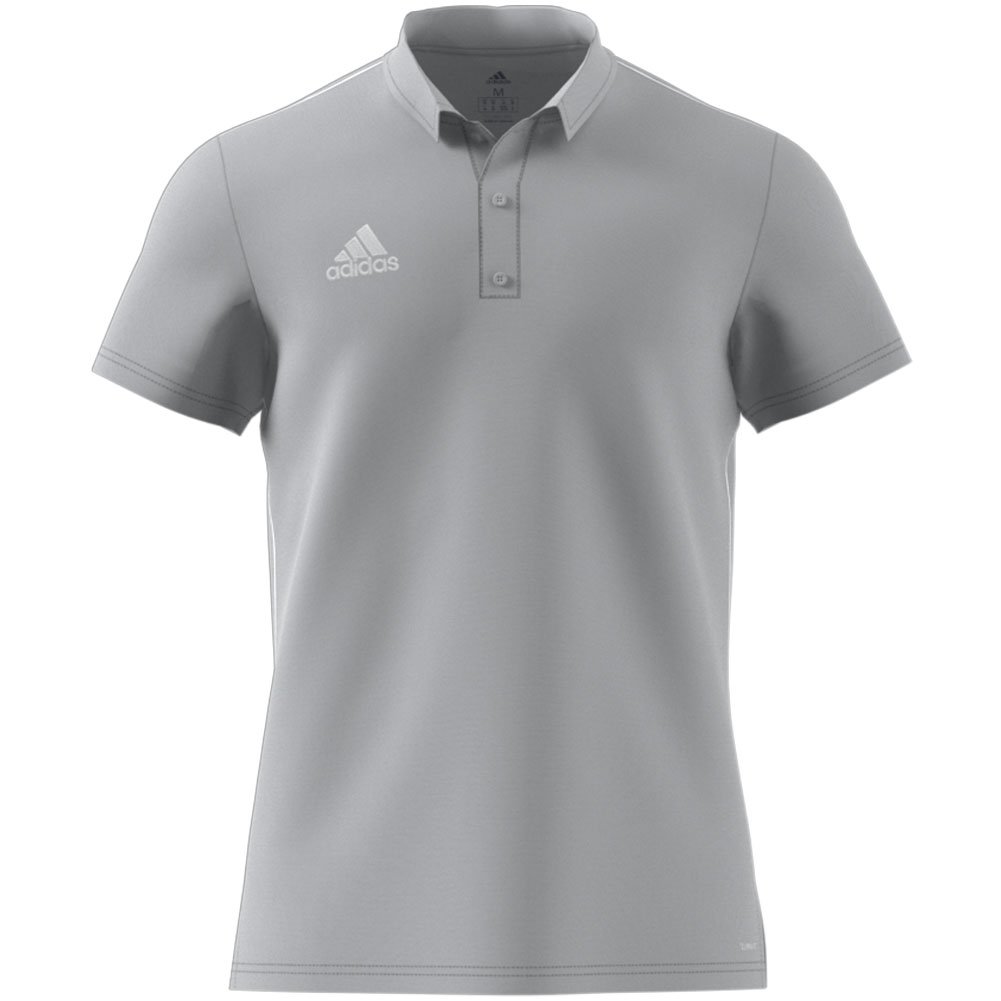 adidas-mens-core18-polo-white-size-medium