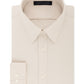 Tommy Hilfiger Men's Athletic Fit Performance Stretch Th Flex Collar Dress Shirt Beige Size L