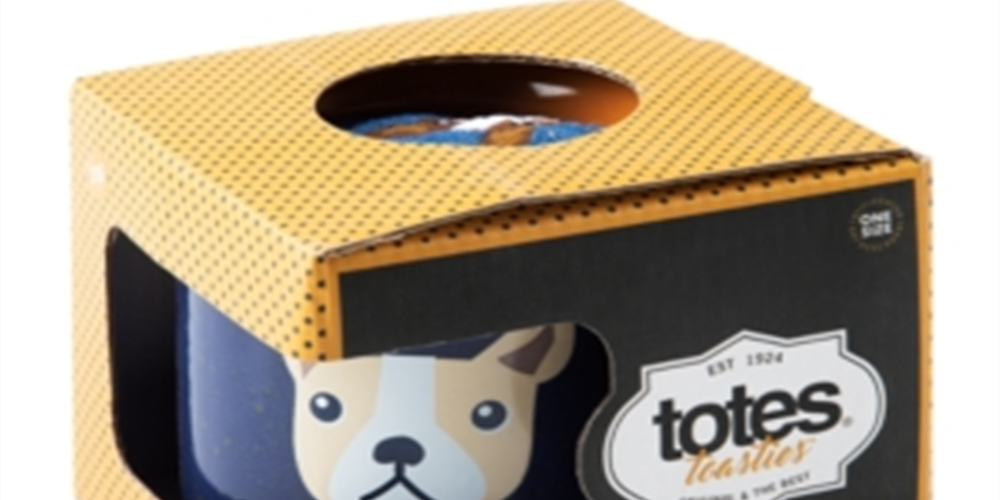 Totes Men's Mug & Socks Gift Set Gray Size Regular