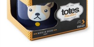 Totes Men's Mug & Socks Gift Set Gray Size Regular