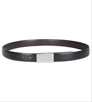 Ryan Seacrest Distinction Men's Leather Professional Dress Belt BlackSize Large