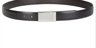 Ryan Seacrest Distinction Men's Leather Professional Dress Belt BlackSize Large