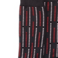 Alfani Men's Knit Pattern Dress Socks Black Size Regular