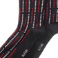 Alfani Men's Knit Pattern Dress Socks Black Size Regular