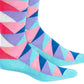 Alfani Men's Triangle Socks Blue Size Regular