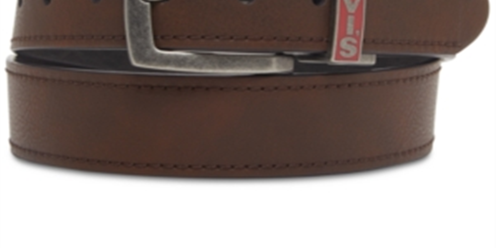 Levi's Men's Reversible Casual Belt Brown Size Medium