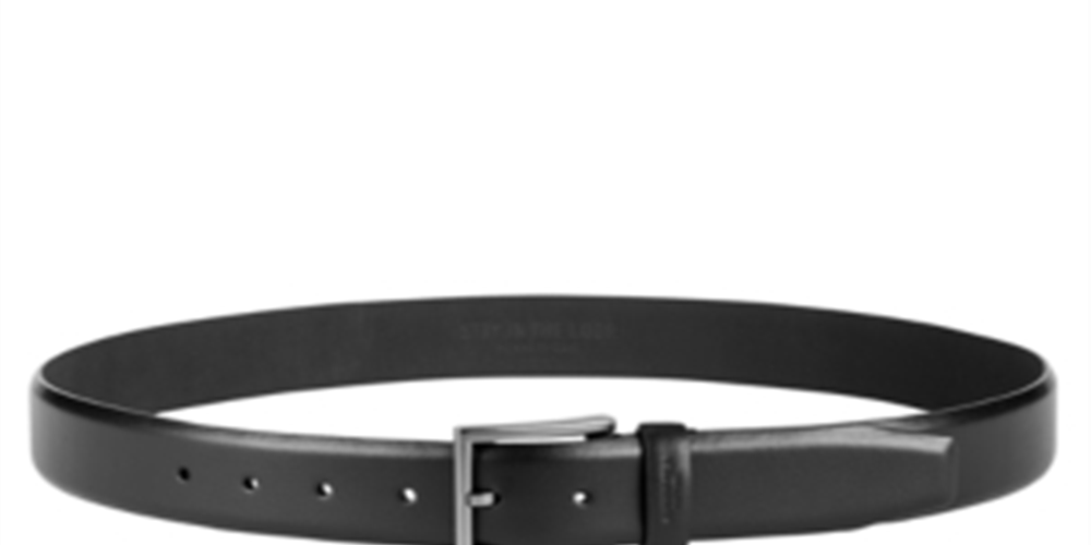 Kenneth Cole Reaction Men's Leather Professional Dress Belt Black Size Small