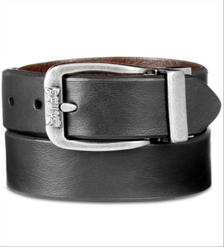 Levi's Men's Reversible Professional Dress Belt Black Size Small