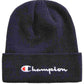 Champion Men's Cuffed Ribbed-Knit Beanie Navy Size Regular