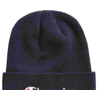 Champion Men's Cuffed Ribbed-Knit Beanie Navy Size Regular
