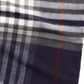 V. Fraas Cashmink Oversized Check Scarf Navy Size Regular