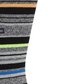 Calvin Klein Men's Striped Crew Socks Black Size Regular