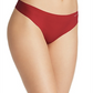 Calvin Klein Women's Invisibles Thong Underwear Red Size XS