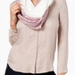 INC International Concepts Women's Ombre Waffle Loop Scarf Lilac One Size