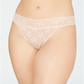 Jenni Women's Lace Thong Panty Chai Beige  Size 1X