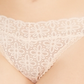Jenni Women's Lace Thong Panty Chai Beige  Size 1X