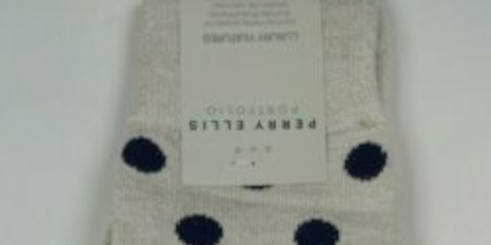 Perry Ellis Men's Socks Beige Size 7-12