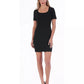 Instant Figure Women's Lamonir Short Dress Grey Size X-Large