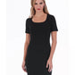 Instant Figure Women's Lamonir Short Dress Grey Size X-Large