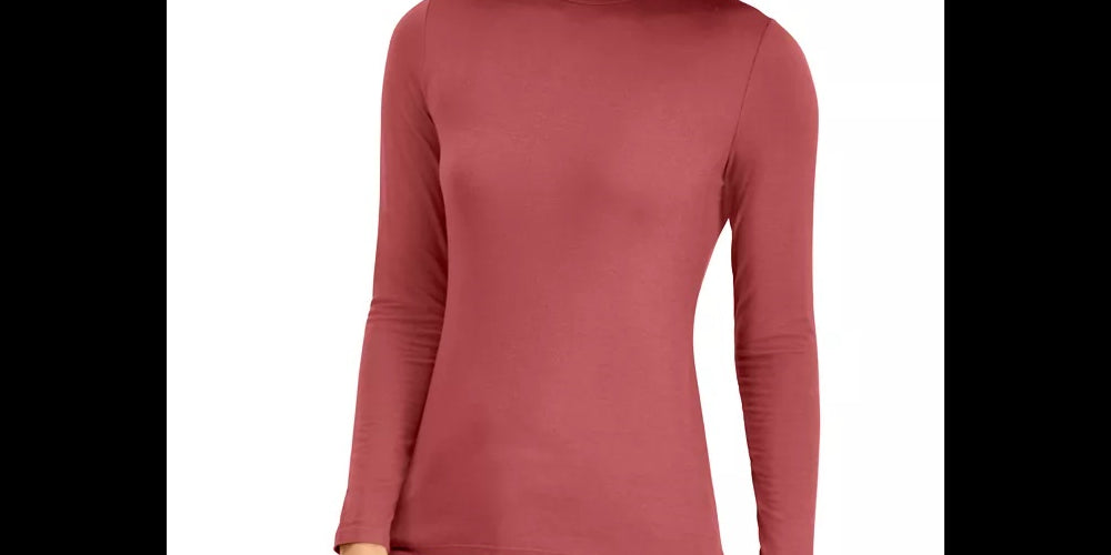 Style & Co Women's Turtleneck Top Blue Size X-Large