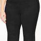 JM Collection Women's Tummy Control Capri Pants Black Size Small