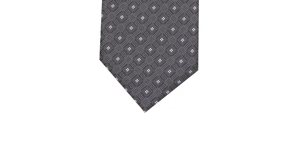 Alfani Men's Slim Geo Tie Red Size One Size