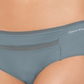 Calvin Klein Women's  Invisibles Mesh-Trim Hipster Gray Size Small