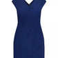 City Chic Women's Plus Classic Wrap Style Dress Blue Size 22W