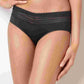 Warner's Women's No Pinching No Problems Lace Hipster Underwear Black Size X-Large