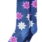 Alfani Men's Snowflake Socks Blue/Black Size One Size
