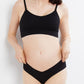 Motherhood Maternity Women's Maternity Bikini Panties Black Size XL