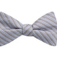 Ryan Seacrest Distinction Men's Juniper Stripe Bow Tie Blue Size One Size