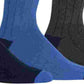 Ralph Lauren Men's 3 Pack Busies Trouser Socks Blue Size 10-13