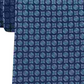 Calvin Klein Men's Clean Medallion Slim Silk Tie Blue Size Regular