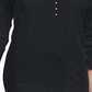 Karen Scott Women's Cotton Grommet Hardware Top   Black Size Petite Small