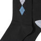 Greg Norman Men's 2-Pk. Argyle Dress Socks Black Size 8-12