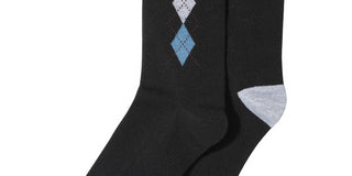 Greg Norman Men's 2-Pk. Argyle Dress Socks Black Size 8-12