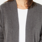 Karen Scott Women's Open Front Cardigan Charcoal Size PS