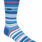 Calvin Klein Men's Striped Casual Crew Socks Pink Size 7-12