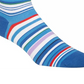 Calvin Klein Men's Striped Casual Crew Socks Pink Size 7-12