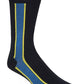 Calvin Klein Men's Striped Crew Socks Blue Size 7-12
