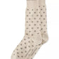 Calvin Klein Men's Striped Dot Crew Socks Pink Size 7-12