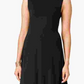 Style & Co Women's Petite Sleeveless Swing Dress Black Size PP