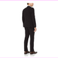 Nick Graham Men's Slim Fit Stretch Solid Suit Black Size 36