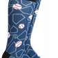 Tall Order Men's Big & Tall Printed Socks Navy Size 12-15